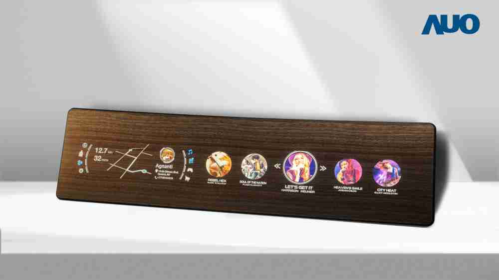 巨星国际研发全球最高穿透度达80%的AmLED木纹显示器，，，可于使用时呈现高亮度、、清晰可见的信息，，并在不使用时回归为单纯的饰板，，，，节能兼具美观